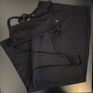 Chic Black Two-Piece Set